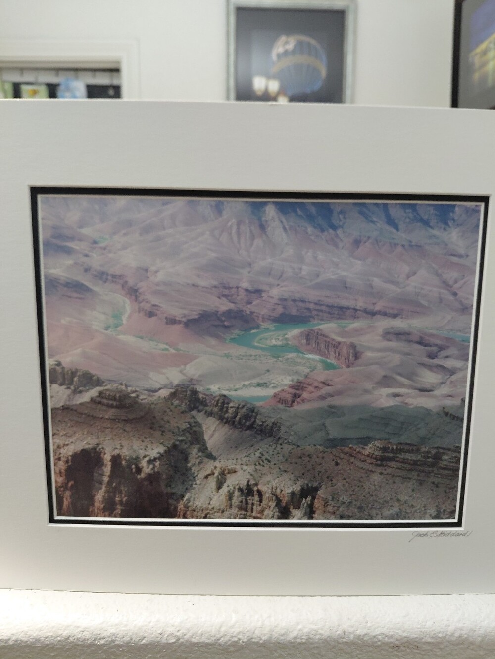 Grand Canyon Landscape/ Colorado River Art Photo By Jack E. Stiddard 11x14/16x20